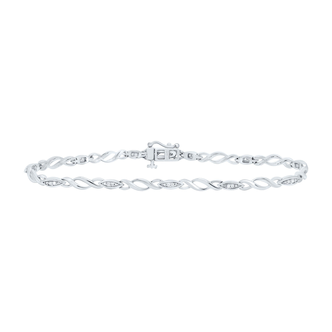1/6CTW-NAT DIA P2 GIFT LADIES BRACELET (7 INCH) Daisy Joyeria