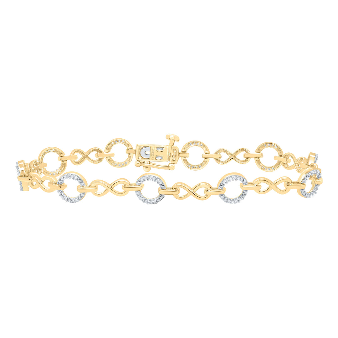 1/6CTW-NAT DIA P2 GIFT LADIES BRACELET (7 INCH) Daisy Joyeria