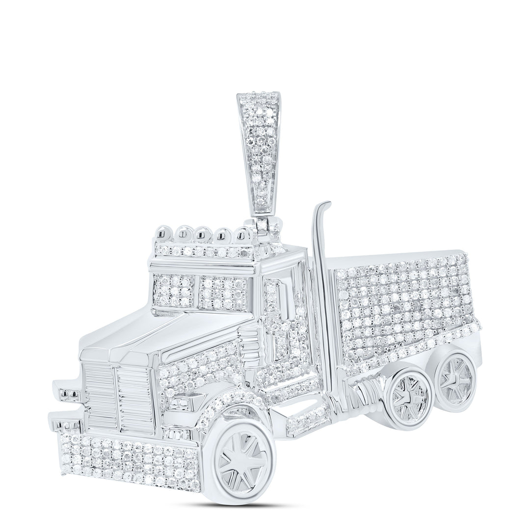 1CTW-NAT DIA P3 TRUCK MENS CHARM Daisy Joyeria