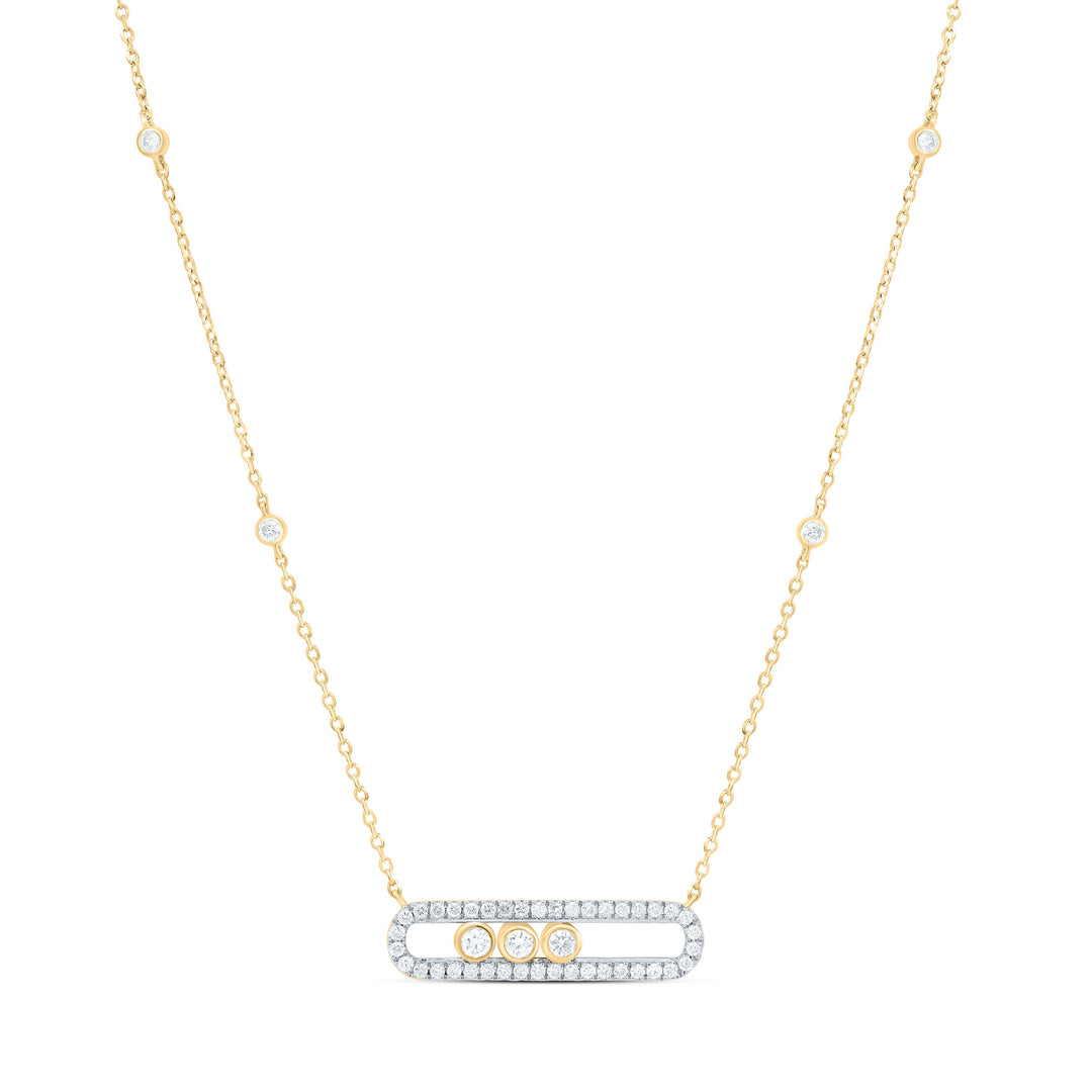 1/3CTW-NAT DIA CN FASHION NECKLACE (18 INCH) Daisy Joyeria