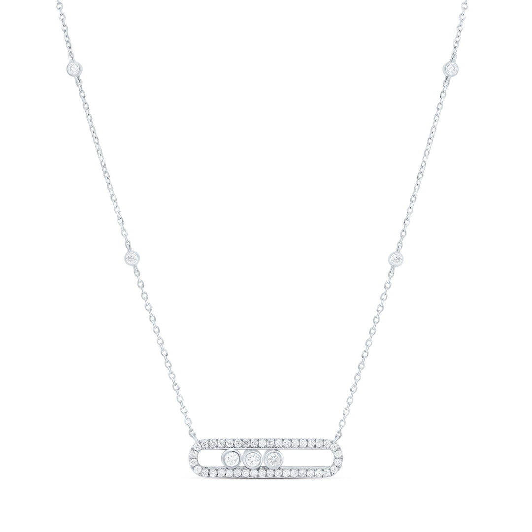 1/3CTW-NAT DIA CN FASHION NECKLACE (18 INCH) Daisy Joyeria