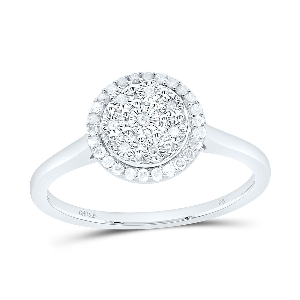 1/6CTW-NAT DIA P3 GIFT FANUK ROUND RING Daisy Joyeria
