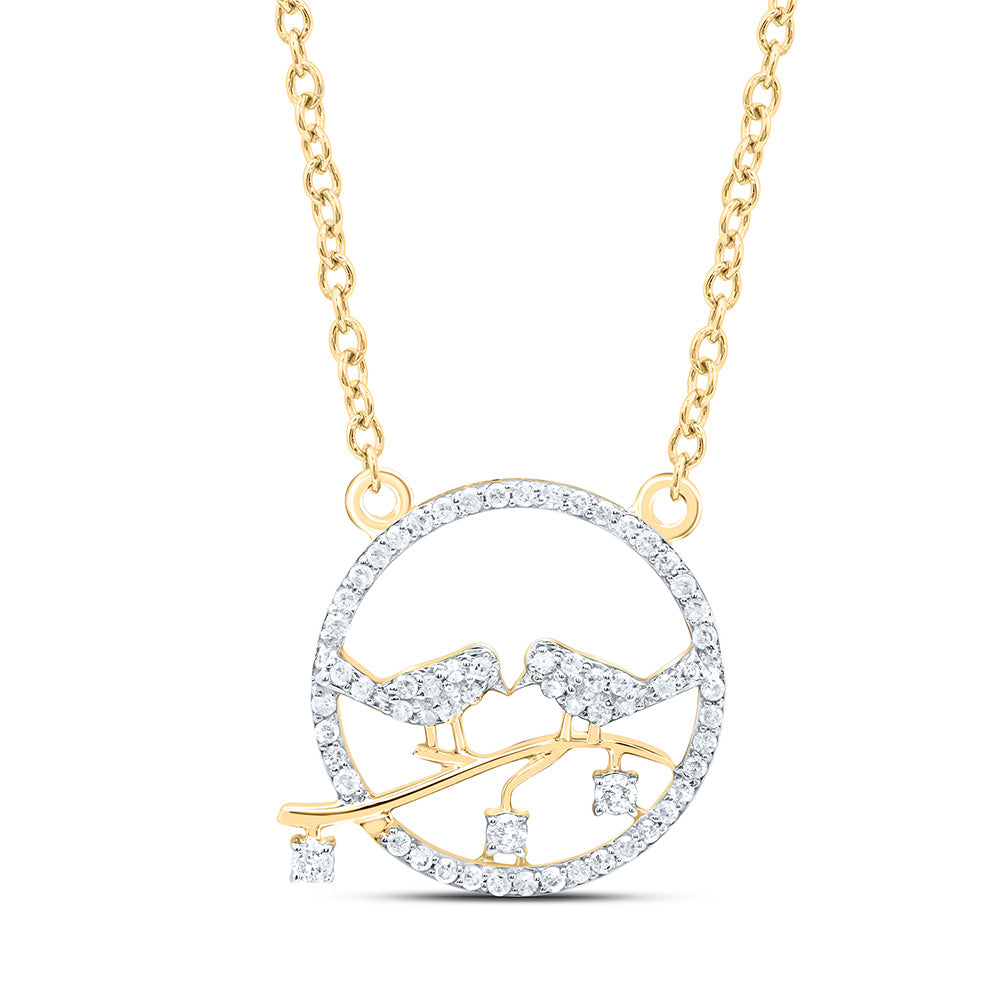 1/5CTW-NAT DIA P1 GIFT NECKLACE (18 INCH) Daisy Joyeria
