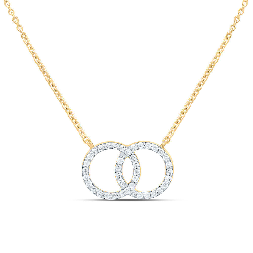 1/5CTW-NAT DIA P1 GIFT ROUND NECKLACE (18 INCH) Daisy Joyeria