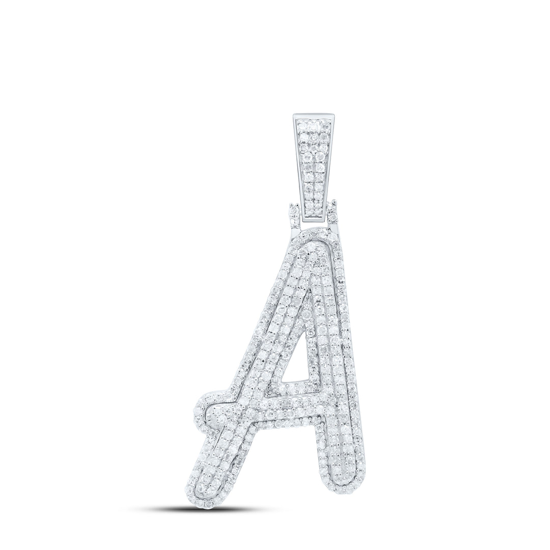 5/8CTW-NAT DIA P3 GIFT INITIAL "A" PENDANT Daisy Joyeria