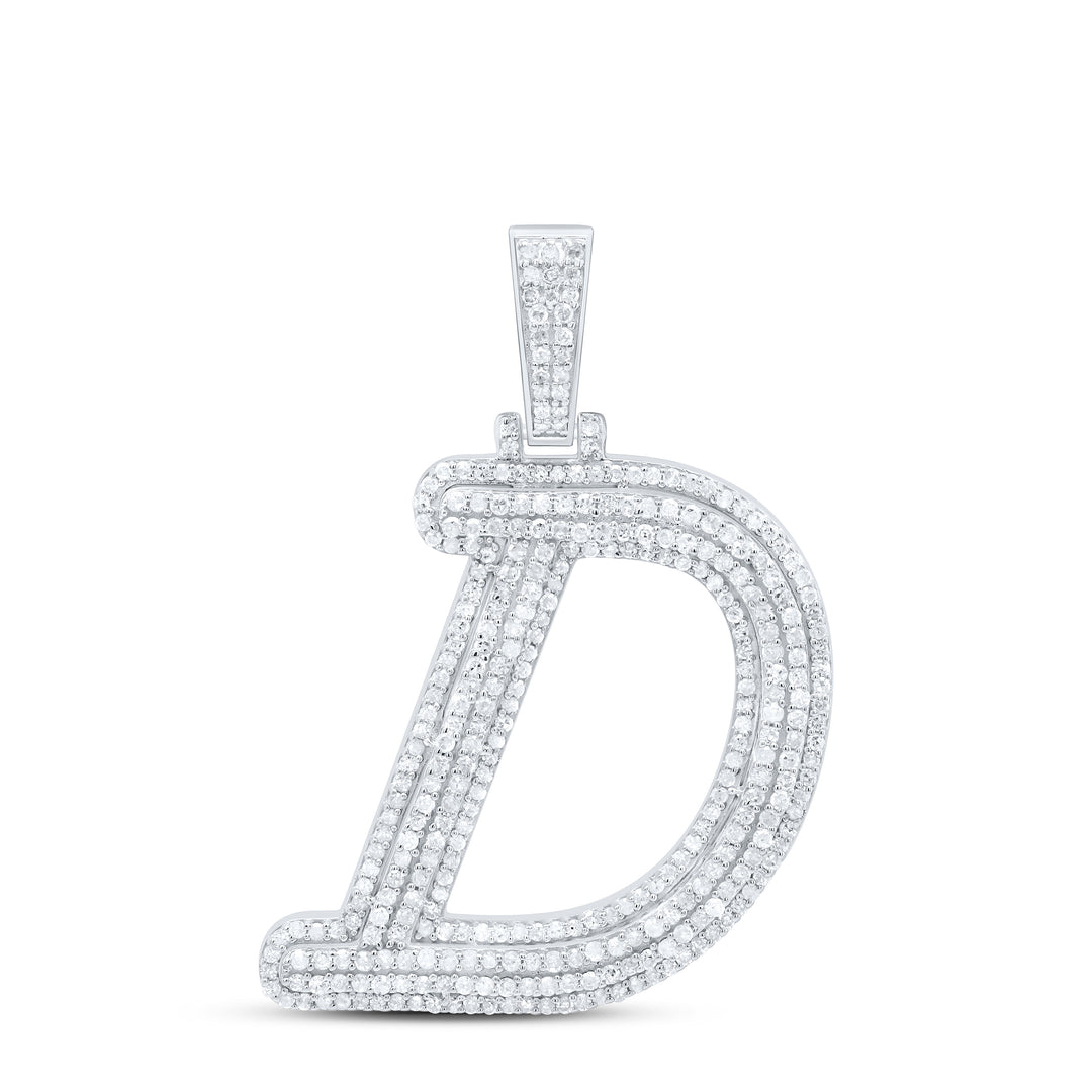 7/8CTW-NAT DIA P3 GIFT INITIAL "D" PENDANT Daisy Joyeria