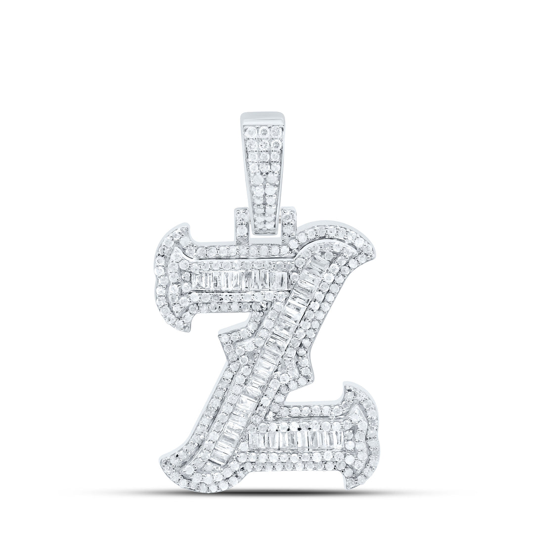 1 CTW-NAT DIA P2P3 GIFT (25MM) INITIAL "Z" PENDANT Daisy Joyeria