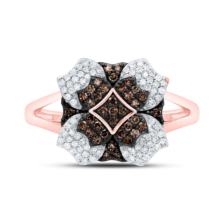 3/8CTW-NAT DIA P1 GIFT COGNAC NATURAL RING Daisy Joyeria
