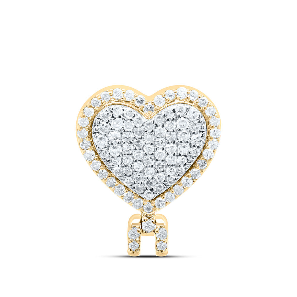 1/4CTW-NAT DIA NK HEART BAIL Daisy Joyeria