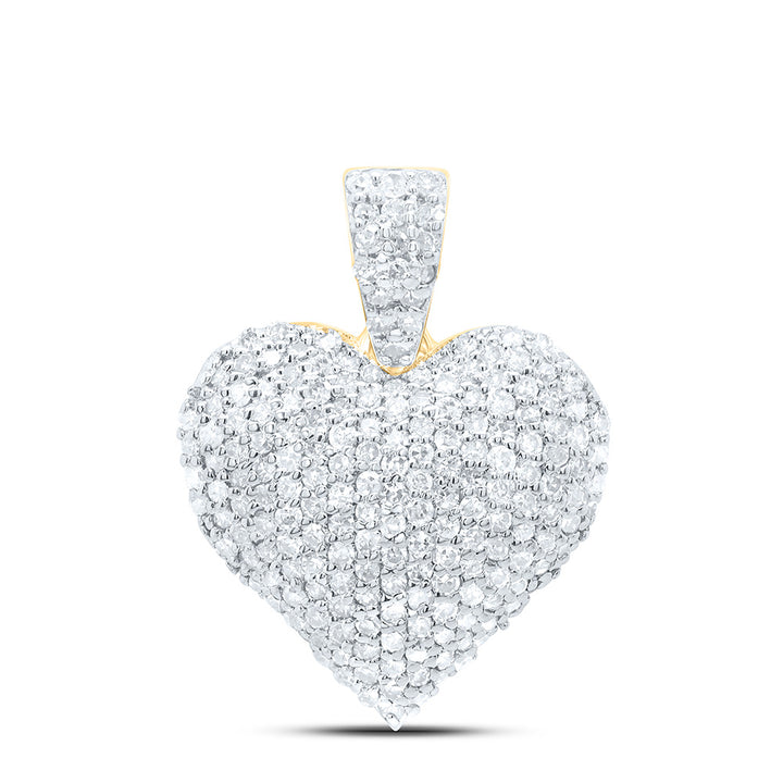 5/8CTW-NAT DIA P1 GIFT HEART PENDANT Daisy Joyeria