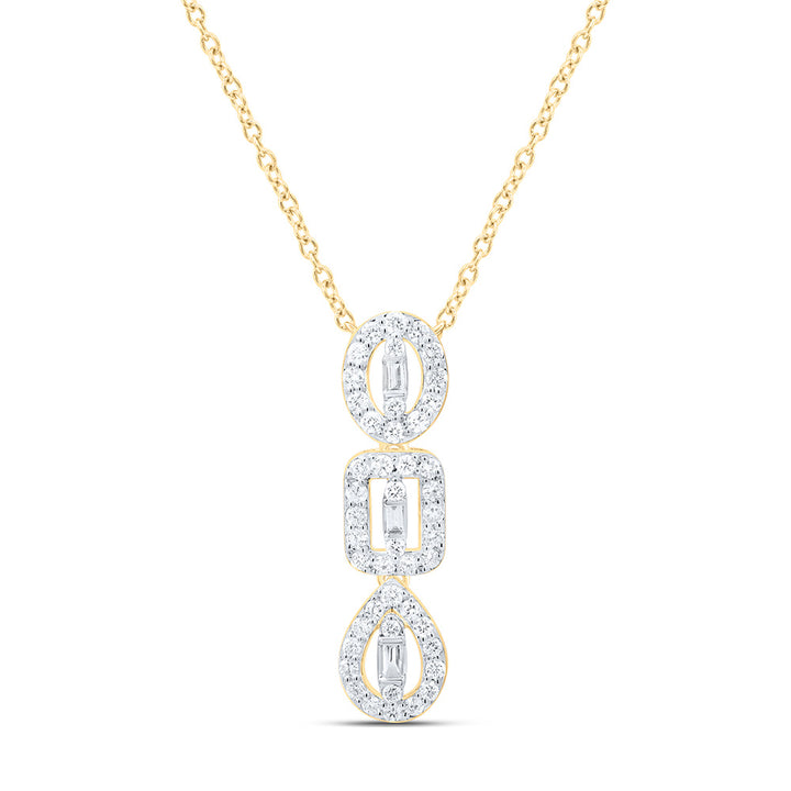 1/4CTW-NAT DIA ANA M FASHION NECKLACE (18 INCH) Daisy Joyeria