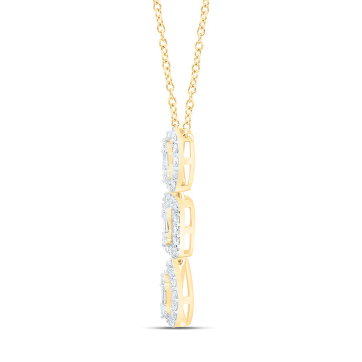 1/4CTW-NAT DIA ANA M FASHION NECKLACE (18 INCH) Daisy Joyeria