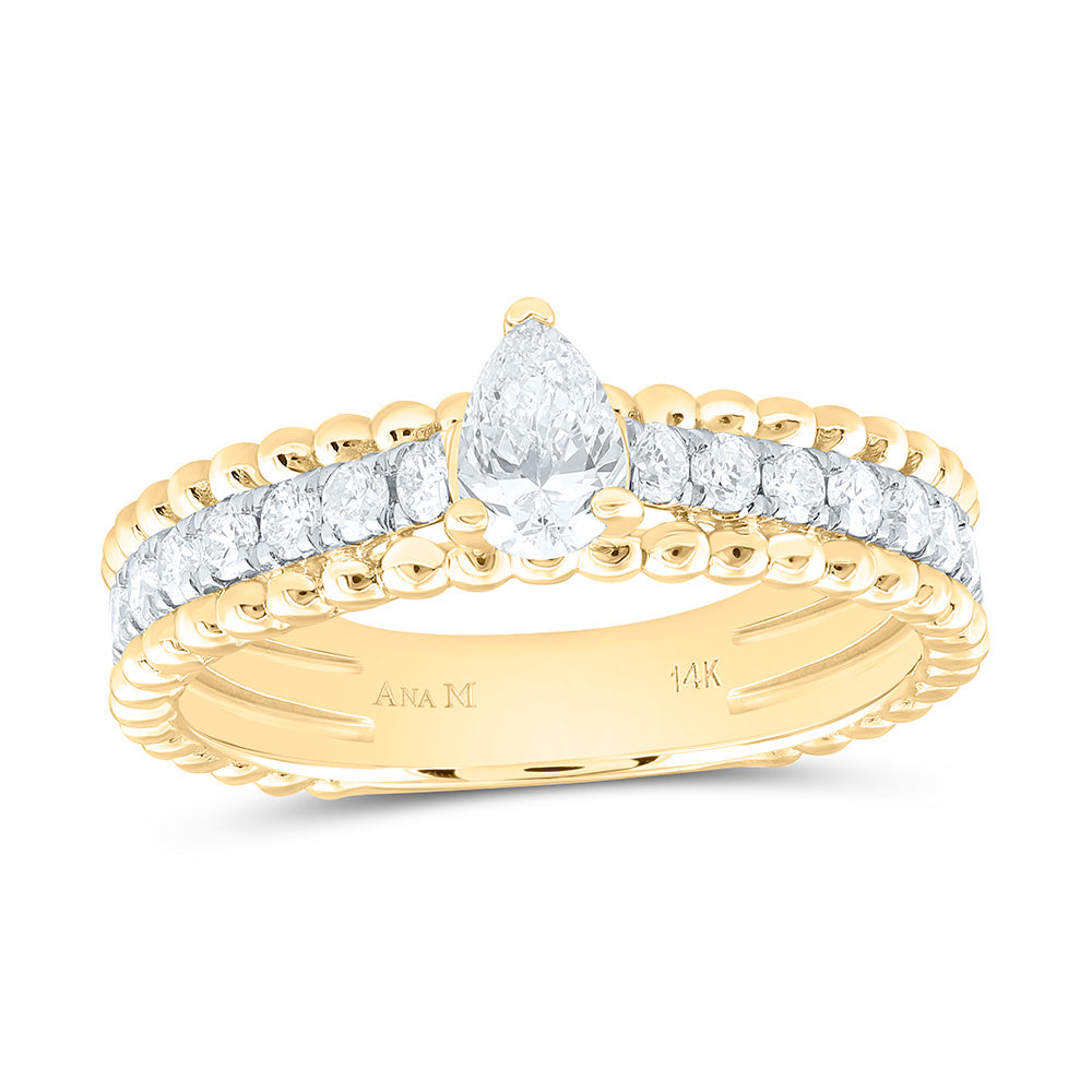 3/4CTW-NAT DIA ANA M 1/3CTW-CPS FASHION BAND Daisy Joyeria