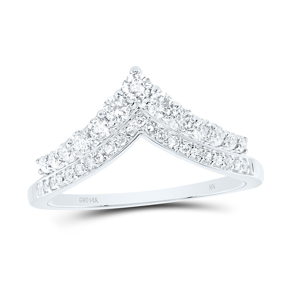 1/2CTW-NAT DIA NK FASHION RING Daisy Joyeria