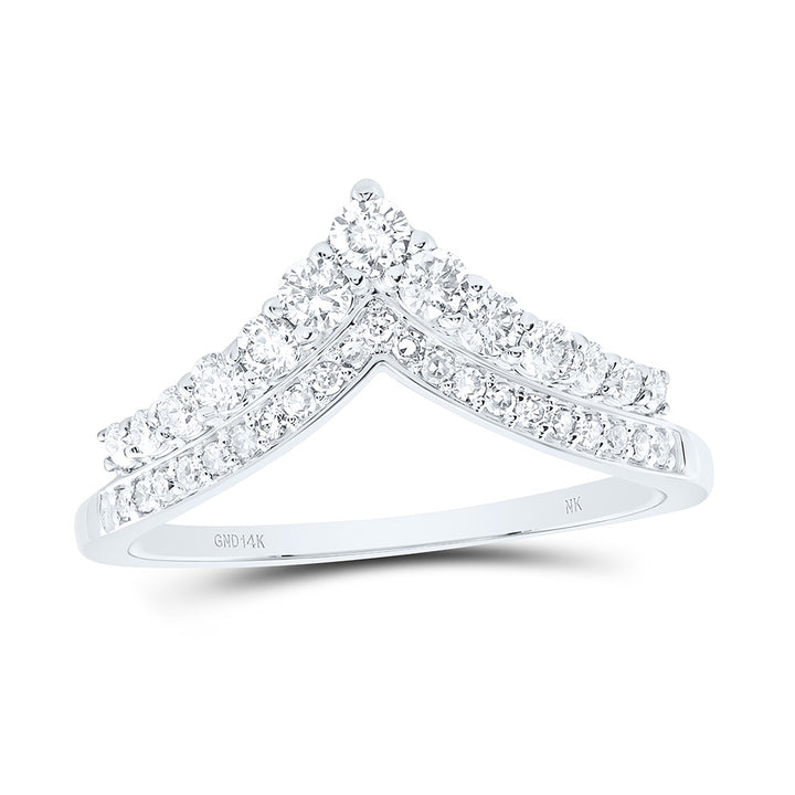 1/2CTW-NAT DIA NK FASHION RING Daisy Joyeria