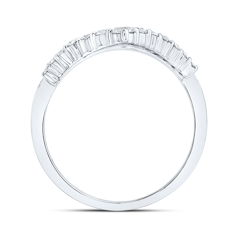 1/2CTW-NAT DIA NK FASHION RING Daisy Joyeria