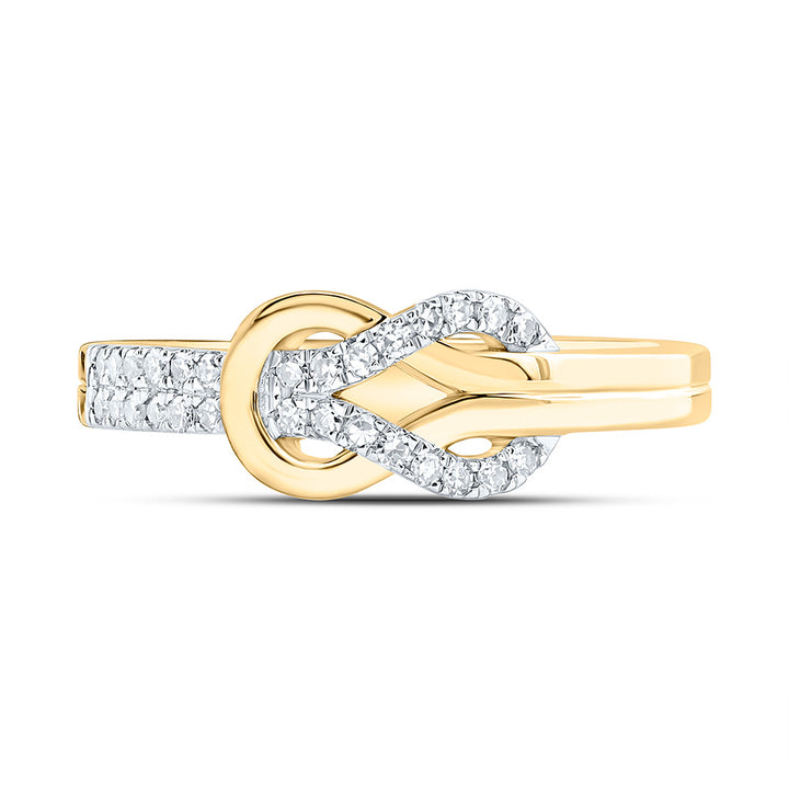 1/5CTW-NAT DIA NK FASHION RING Daisy Joyeria