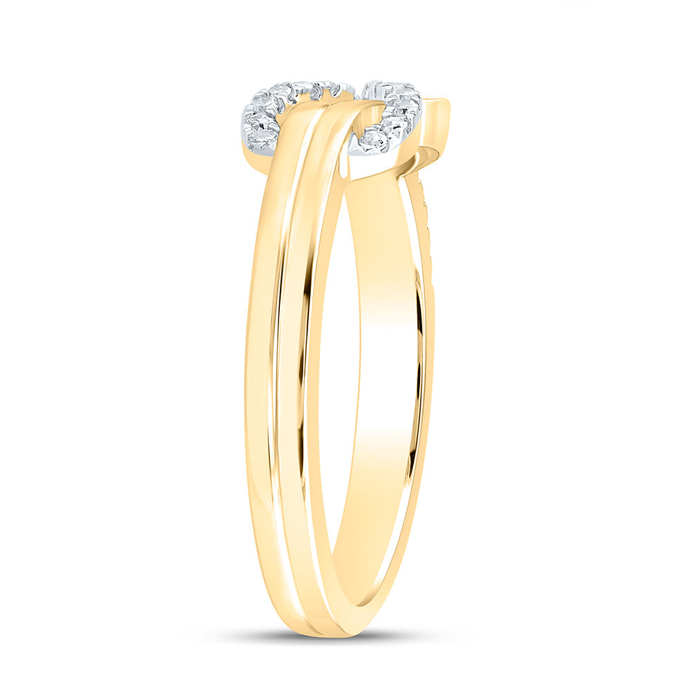 1/5CTW-NAT DIA NK FASHION RING Daisy Joyeria