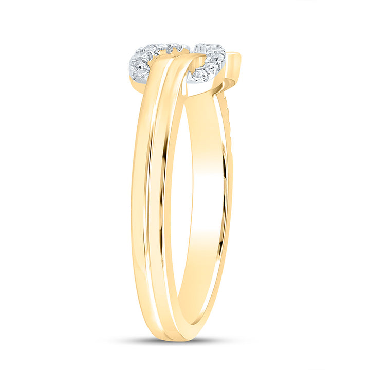 1/5CTW-NAT DIA NK FASHION RING Daisy Joyeria