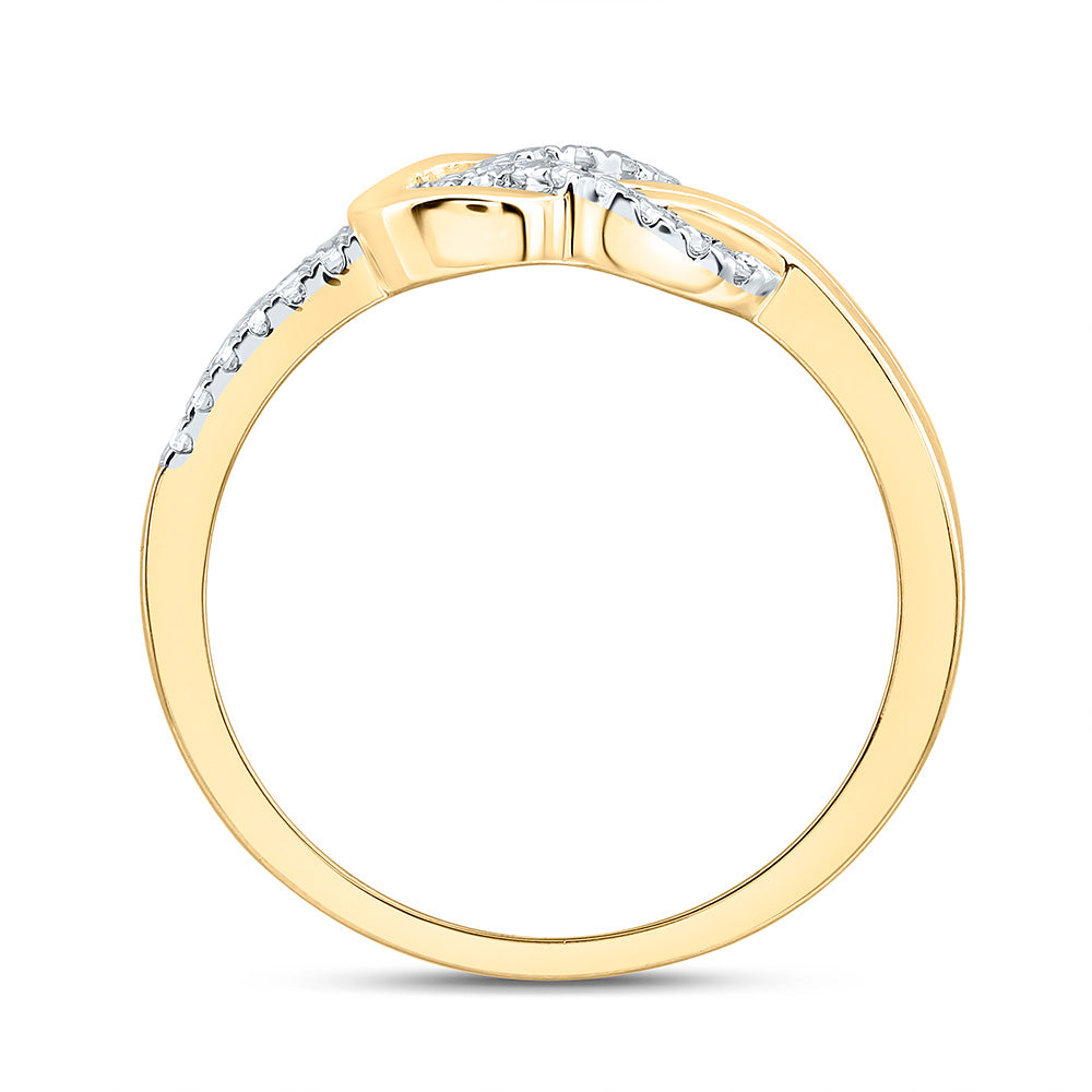 1/5CTW-NAT DIA NK FASHION RING Daisy Joyeria