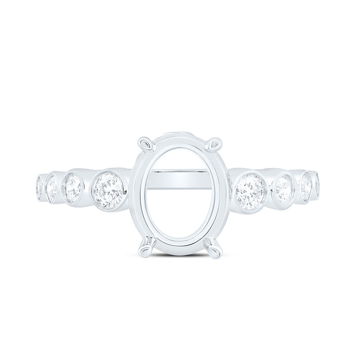 1/3CTW-NAT DIA ANA M 2 CTW-COV SEMI-MOUNT BRIDAL RING Daisy Joyeria