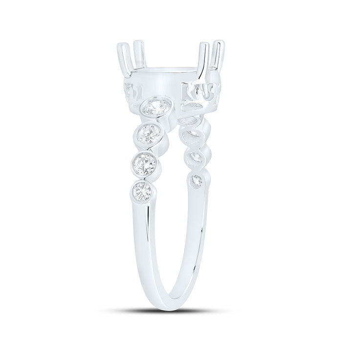 1/3CTW-NAT DIA ANA M 2 CTW-COV SEMI-MOUNT BRIDAL RING Daisy Joyeria