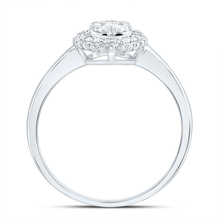 1/4CTW-NAT DIA ANA M FASHION ROUND RING Daisy Joyeria