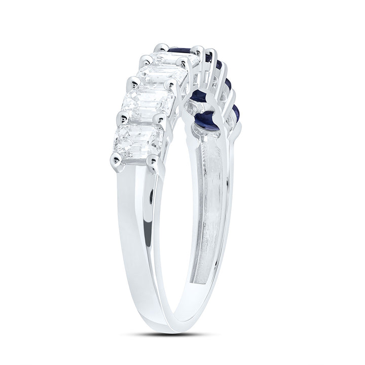 1 CTW-NAT DIA ANA M  3/4CT-OV-BS NAT GEM BAND Daisy Joyeria