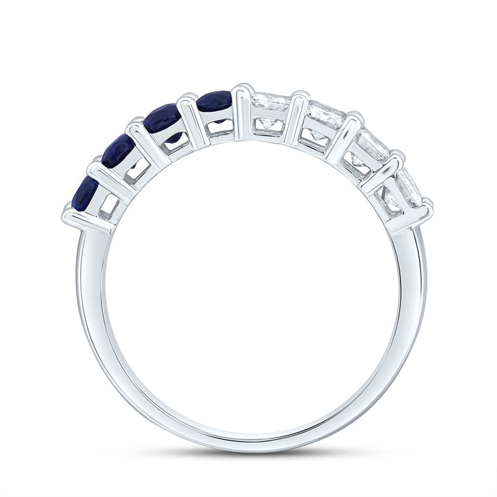 1 CTW-NAT DIA ANA M  3/4CT-OV-BS NAT GEM BAND Daisy Joyeria