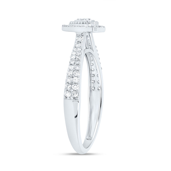 1/3CTW-NAT DIA NK FASHION HEART RING Daisy Joyeria