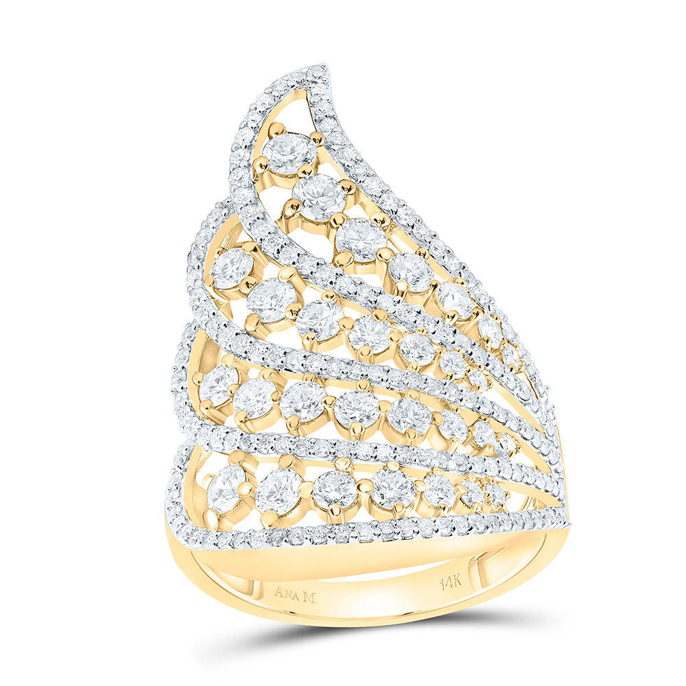 1 3/4CTW-NAT DIA ANA M FASHION RING Daisy Joyeria