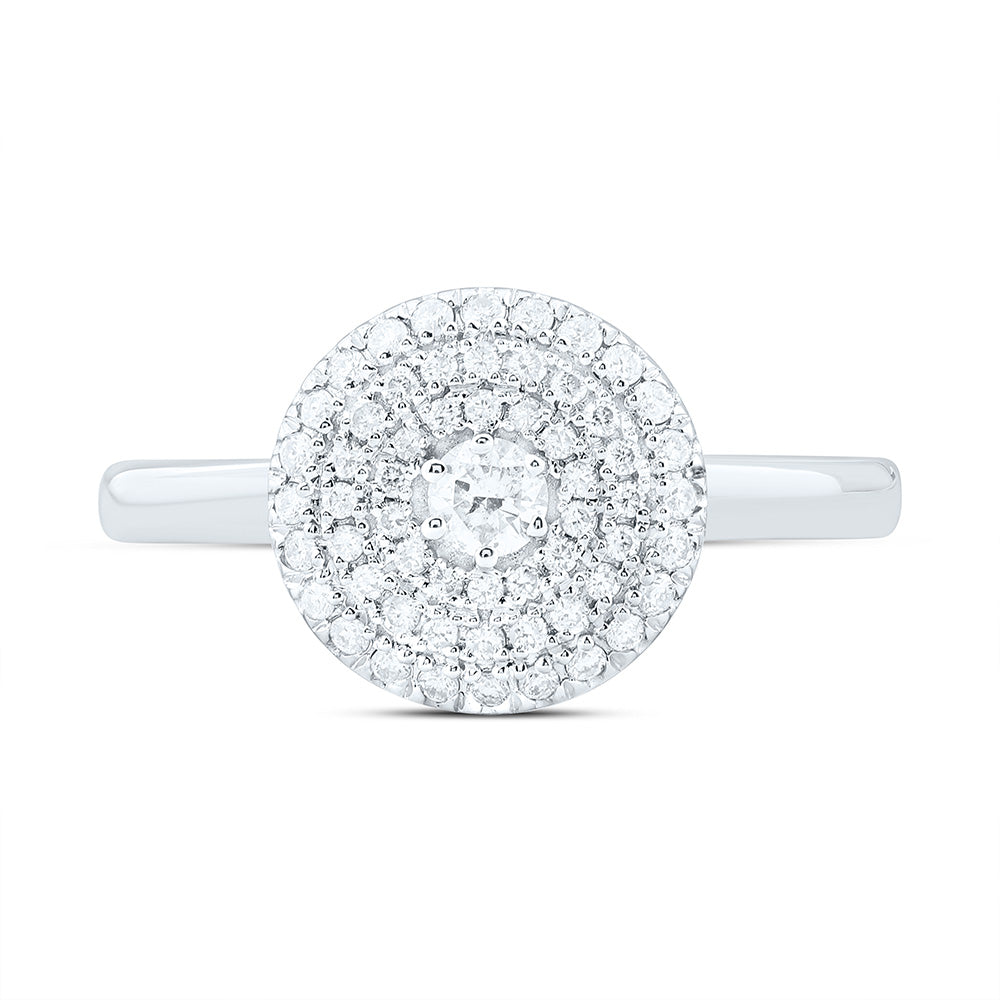1/3CTW-NAT DIA CN FASHION ROUND RING Daisy Joyeria