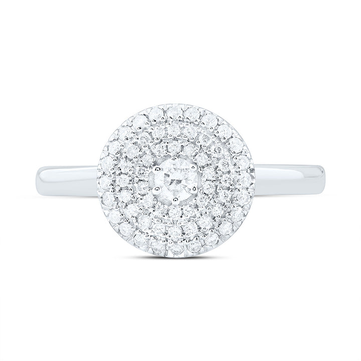 1/3CTW-NAT DIA CN FASHION ROUND RING Daisy Joyeria