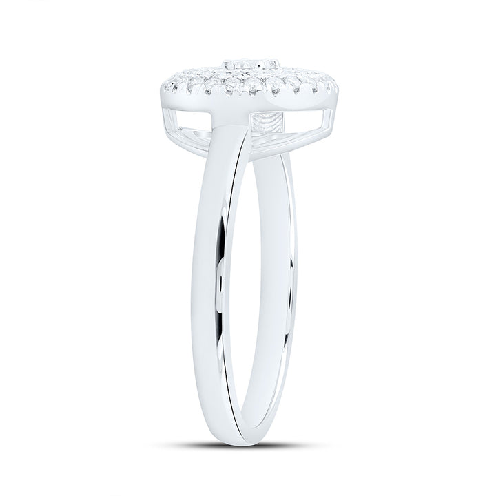 1/3CTW-NAT DIA CN FASHION ROUND RING Daisy Joyeria