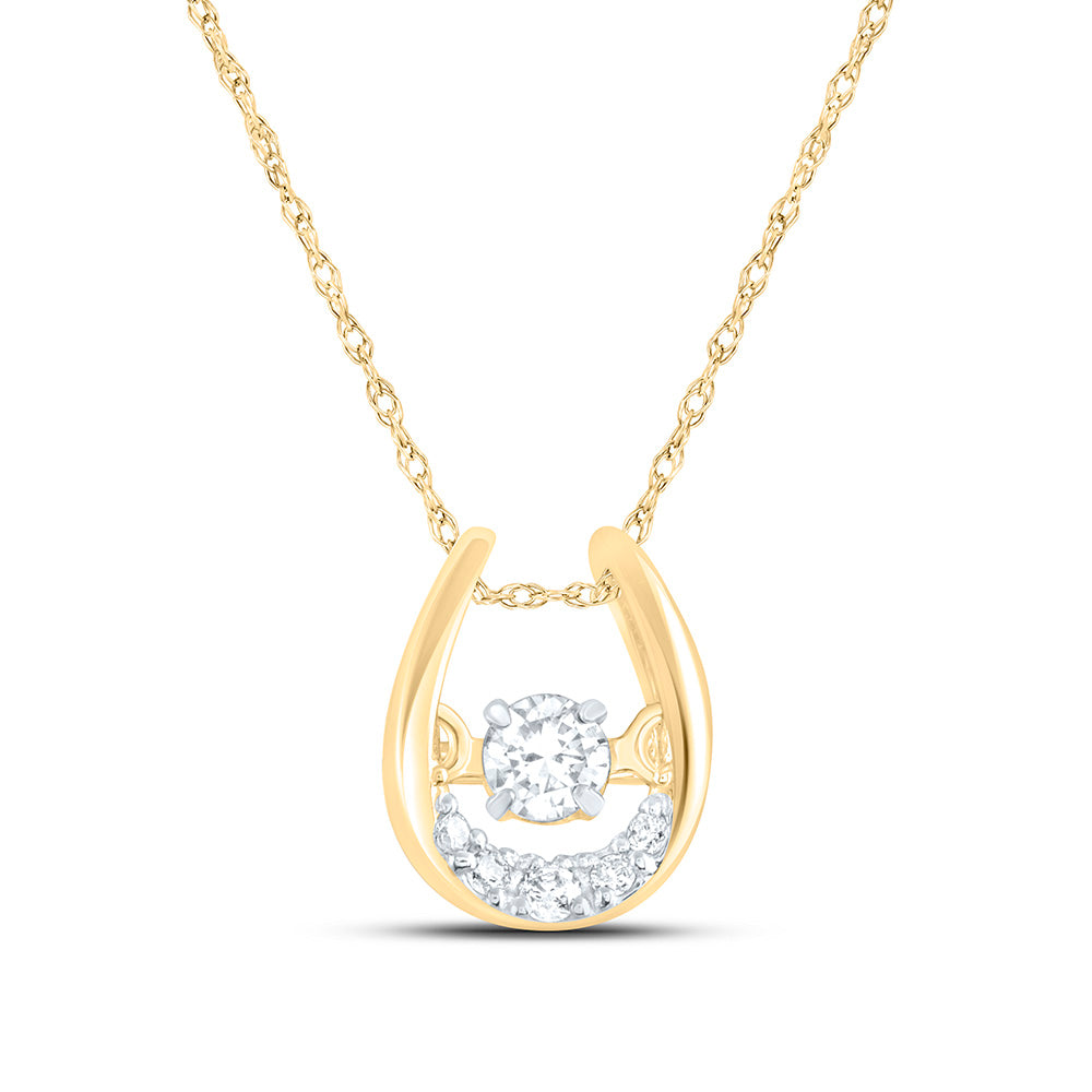 1/10 CTW-NAT DIA CN TWINKLE FASHION PENDANT Daisy Joyeria