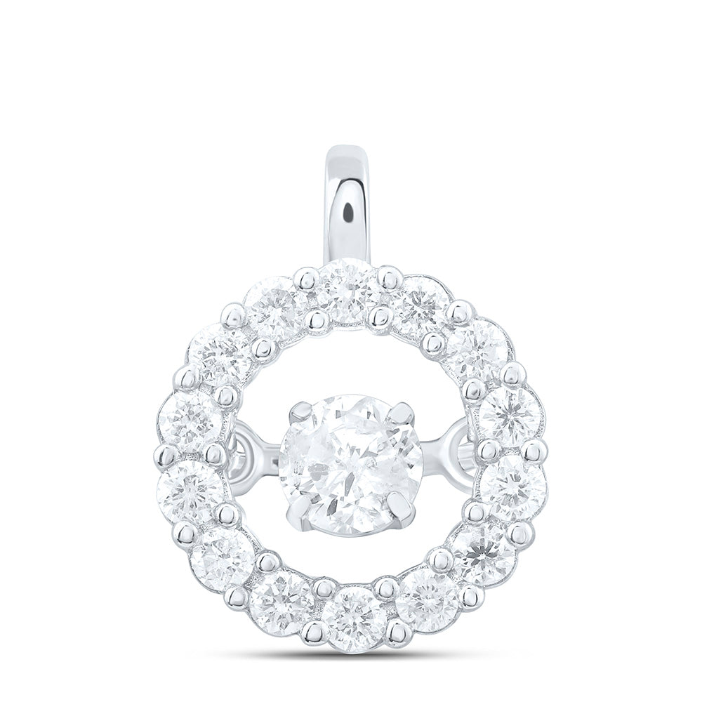 1/4CTW-NAT DIA CN TWINKLE FASHION ROUND PENDANT Daisy Joyeria
