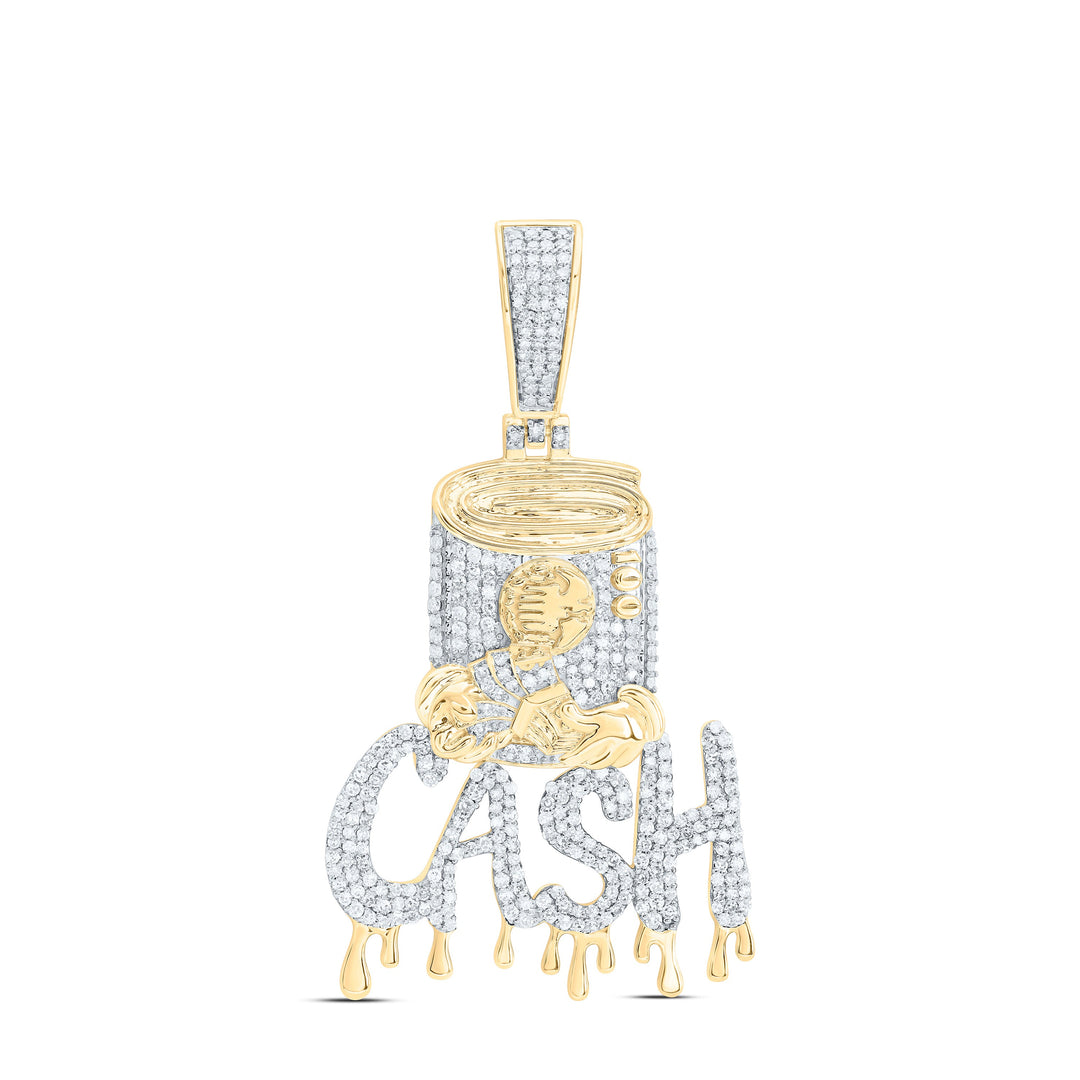 1 CTW-NAT DIA NK CASH MENS CHARM Daisy Joyeria