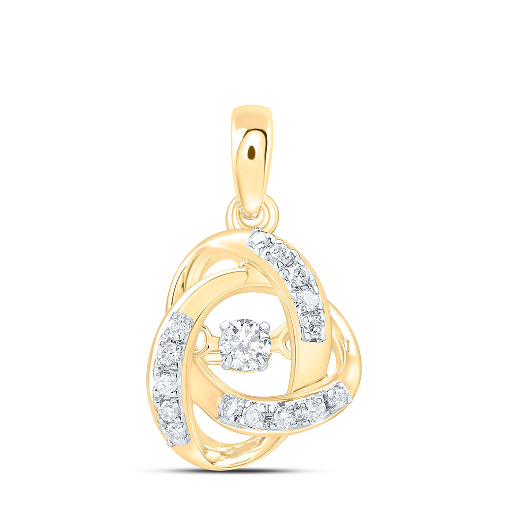1/6CTW-NAT DIA CN TWINKLE FASHION PENDANT Daisy Joyeria