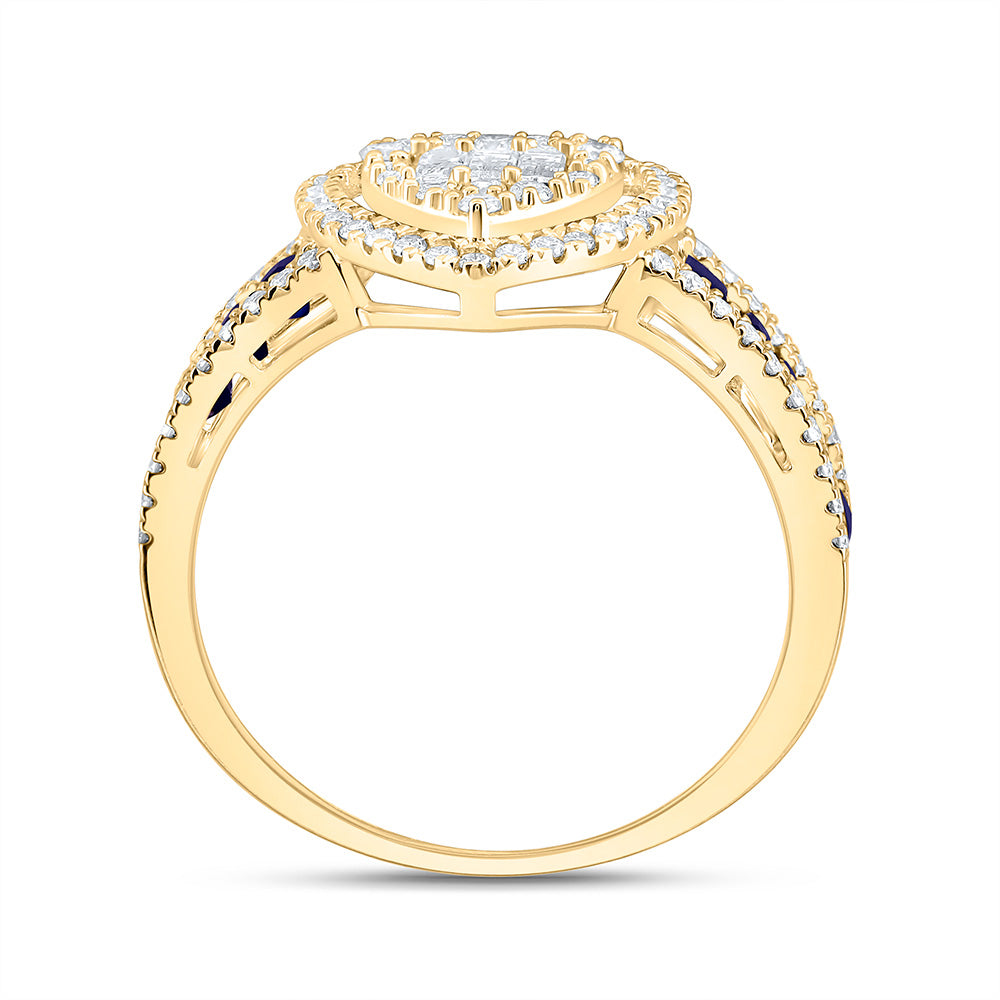 5/8CTW-NAT DIA ANA M 5/8CT-PR-BS NAT GEM HEART RING Daisy Joyeria