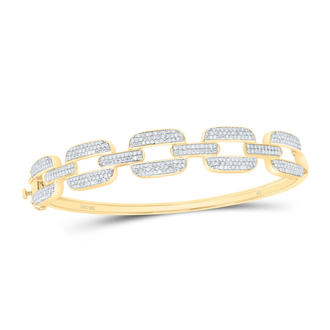 1 1/2CTW-NAT DIA NK FASHION BANGLE (65X55MM) Daisy Joyeria