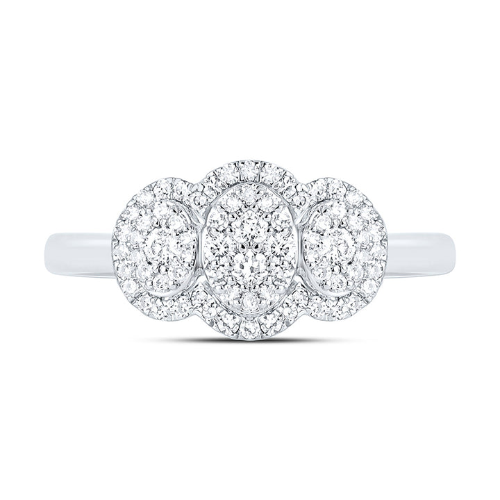 3/8CTW-NAT DIA NK FASHION RING Daisy Joyeria