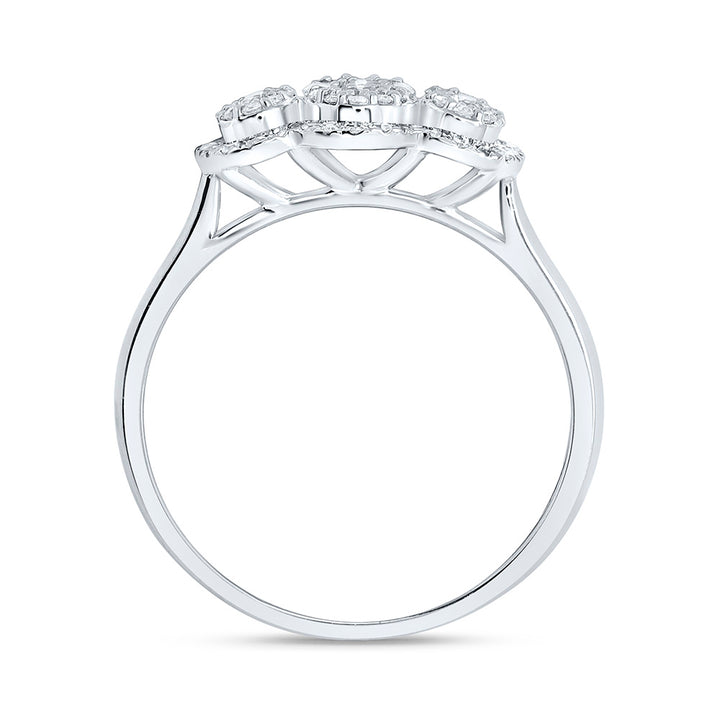 3/8CTW-NAT DIA NK FASHION RING Daisy Joyeria