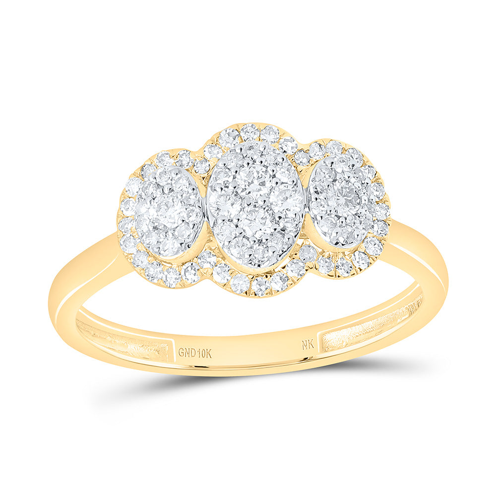 3/8CTW-NAT DIA NK FASHION RING Daisy Joyeria