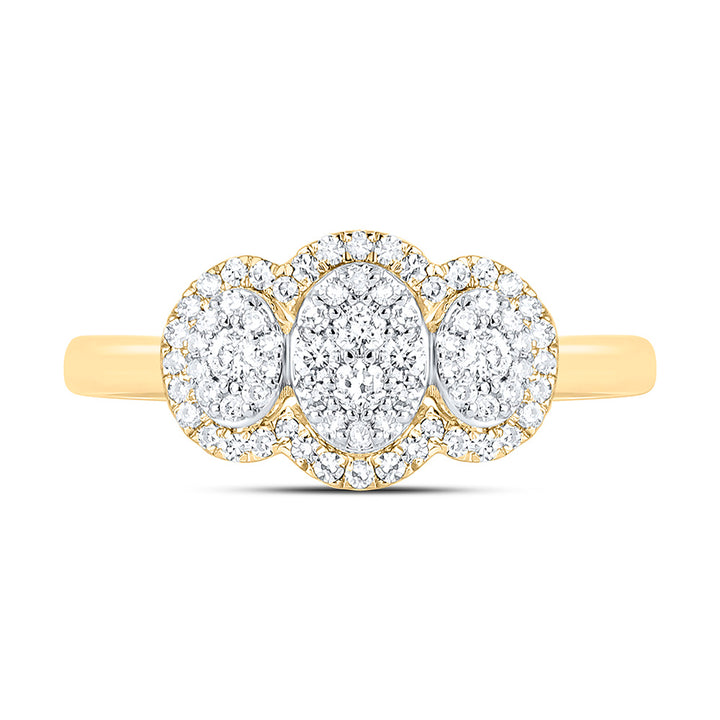 3/8CTW-NAT DIA NK FASHION RING Daisy Joyeria
