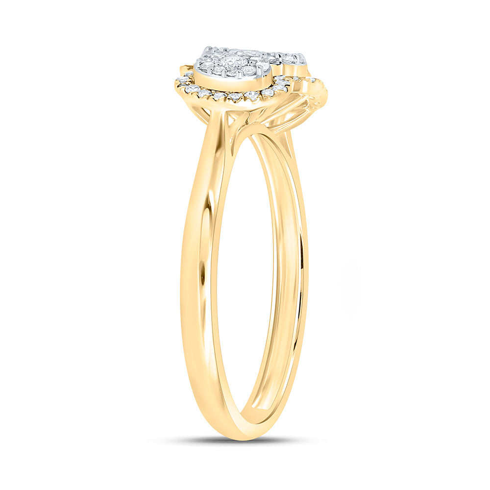 3/8CTW-NAT DIA NK FASHION RING Daisy Joyeria