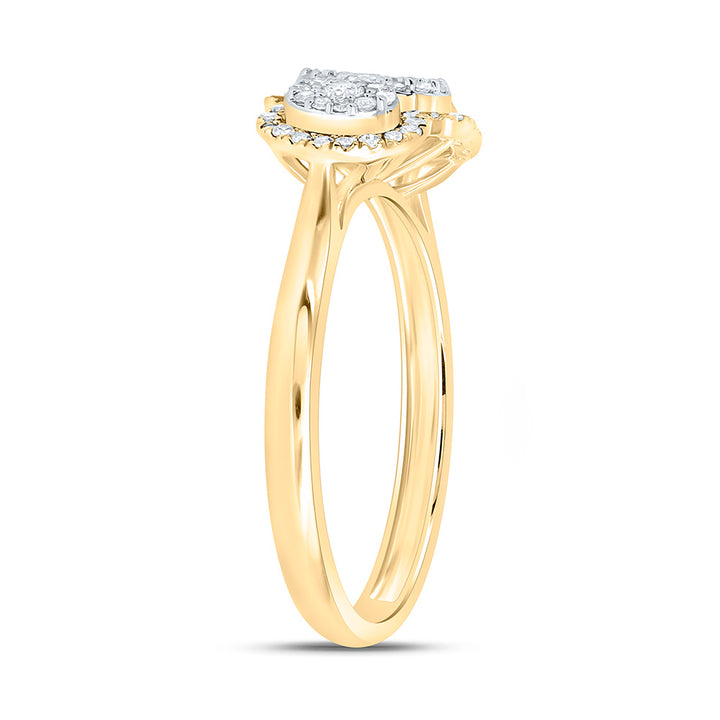 3/8CTW-NAT DIA NK FASHION RING Daisy Joyeria