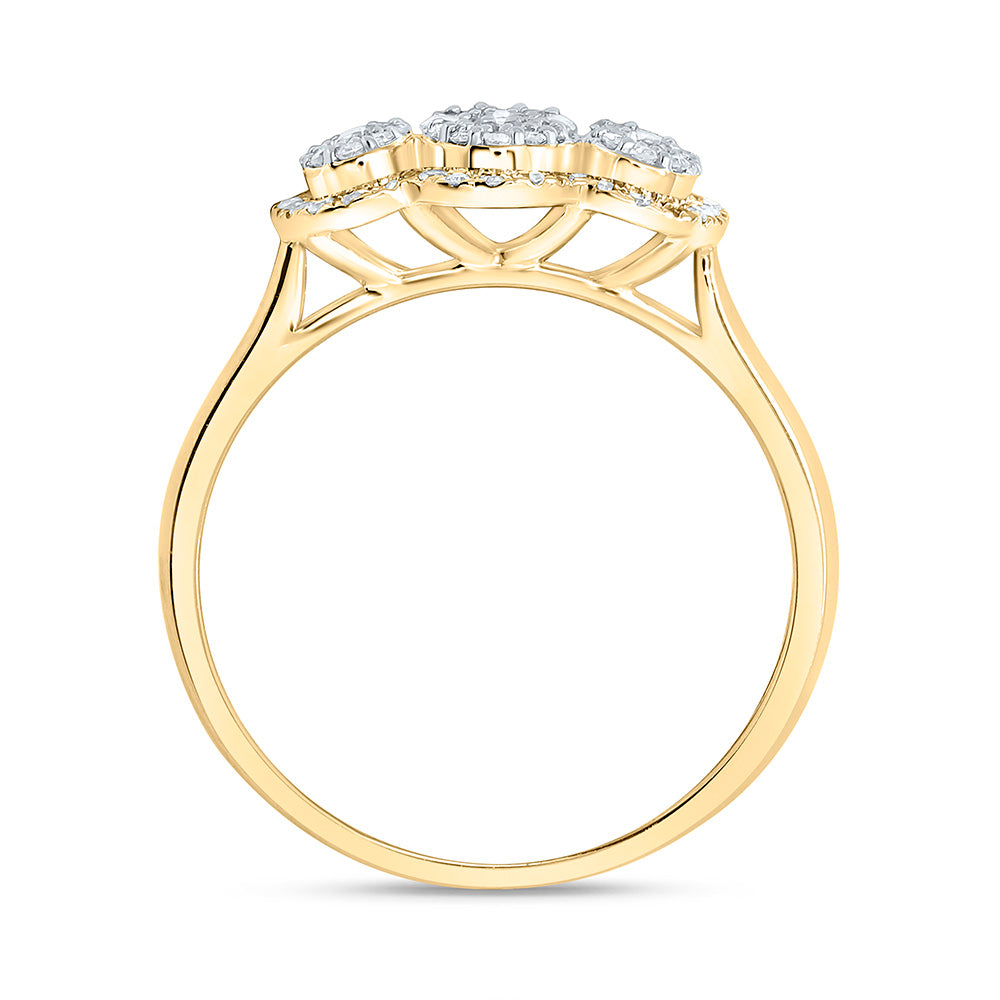 3/8CTW-NAT DIA NK FASHION RING Daisy Joyeria