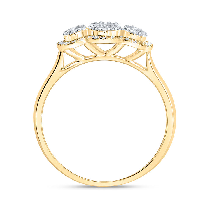 3/8CTW-NAT DIA NK FASHION RING Daisy Joyeria