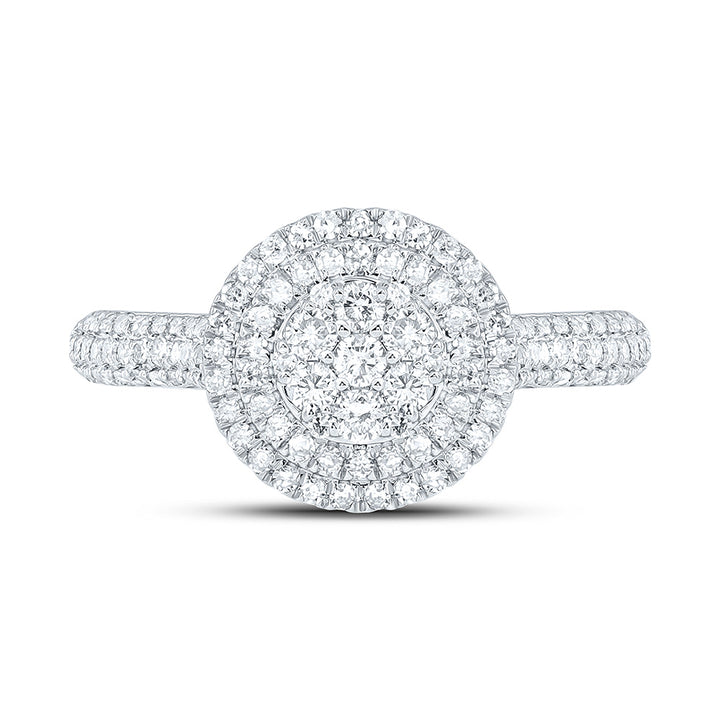 5/8CTW-NAT DIA NK FASHION ROUND RING Daisy Joyeria