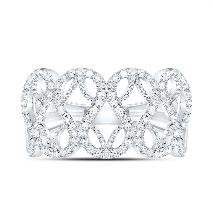 3/8CTW-NAT DIA NK FASHION RING Daisy Joyeria